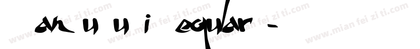 PFanHuTuTi Regular◆字体转换